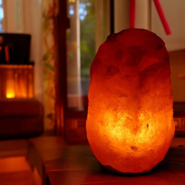 Соляная лампа - ночник Скала из гималайской соли 5-7 кг Crystal Salt Lamp